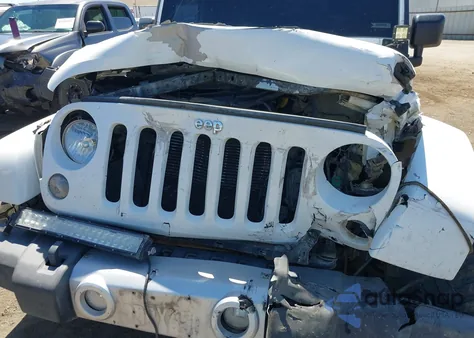 2015 Jeep Wrangler Unlimited Sahara from USA, damaged, VIN 1C4BJWEG6FL708856